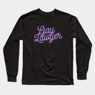 Gay Lawyer - Purple Long Sleeve T-Shirt